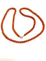 Koraal - Zilver - Halsketting, Antiek en Kunst