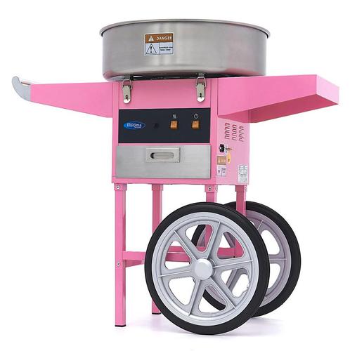 Machine à barbe à papa - Ø 52cm - Rose - avec chariot, Articles professionnels, Horeca | Équipement de cuisine, Autres types, Envoi