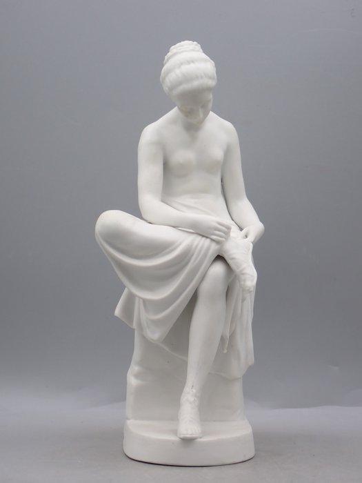 Hertwig & Co., Katzhütte - Figuur - Biscuit porselein, Antiek en Kunst, Antiek | Glaswerk en Kristal