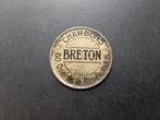 Frankrijk. Timbre-monnaie de 5 centimes Charbons Breton, Postzegels en Munten