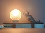Lamp - Art déco Frankrijk lamp bol globe kat félin