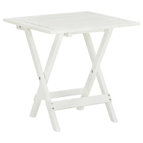 Unieke Bistrotafel Deal! Acaciahout, Wit -40%! Perfect Bi..., Huis en Inrichting, Tafels | Bijzettafels, 45 tot 60 cm, Minder dan 55 cm