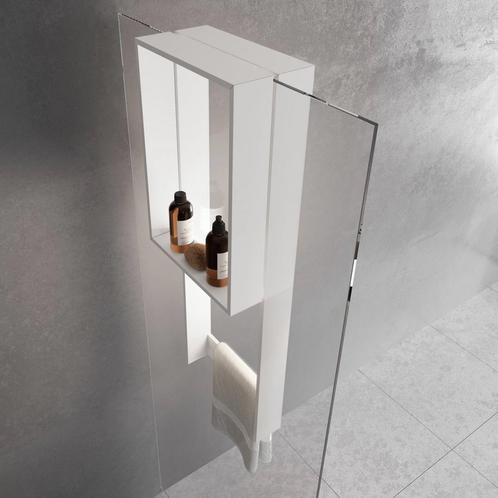 Planchet Novellini Kuadra voor Douchewand 90x35x18 cm Wit, Doe-het-zelf en Bouw, Sanitair, Bad, Nieuw, Ophalen of Verzenden