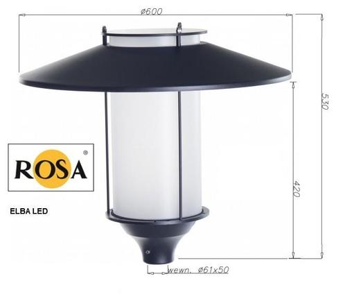ROSA ELBA 38W LED armatuur voor straat en parkverlichting, Articles professionnels, Articles professionnels Autre, Envoi