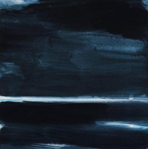 Matthieu van Riel - Night. (Reflections of Light)., Antiek en Kunst, Kunst | Schilderijen | Modern