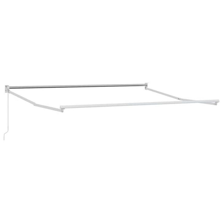 Markies Wit Metaal 3x2.5m | Retour Deal | Duurzame Zonwering, Tuin en Terras, Zonneschermen, 250 cm tot 450 cm, Nieuw, Knikarmscherm