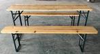 MaxxGarden Biertafel - picknickset tafel met banken - 167..., Tuin en Terras, Ophalen of Verzenden, Nieuw
