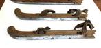 2 paar Antieke houten schaatsen 1920-1940, Nieuw