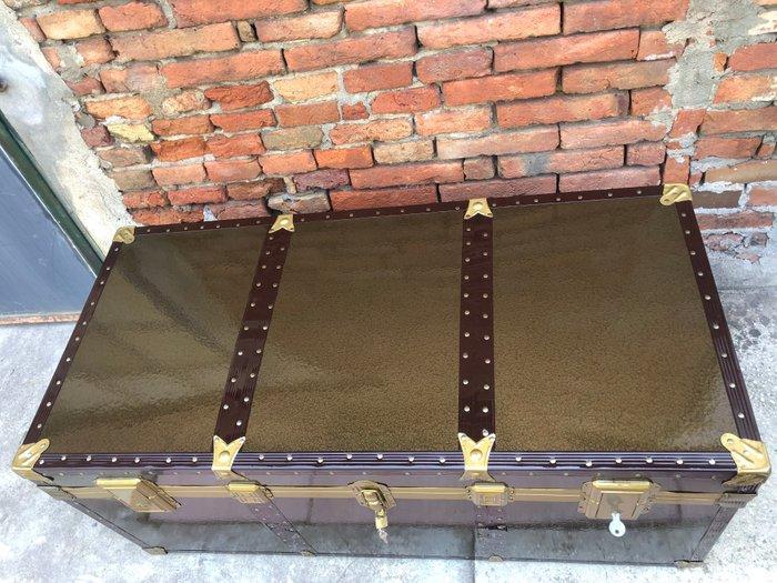Fiam - Opbergkoffer - gelamineerd hout - Baule vintage, Antiek en Kunst, Curiosa en Brocante