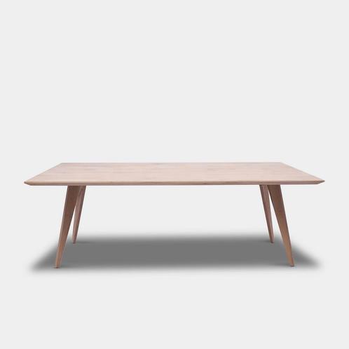Tafel Rechthoekig Eikenhout  Hout Onderstel  220x100, Huis en Inrichting, Tafels | Eettafels