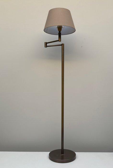 Swingarm vloerlamp - Messing, Antiek en Kunst, Curiosa en Brocante