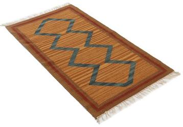 Moderne Indo Kelim van wol - Vloerkleed - 140 cm - 70 cm -
