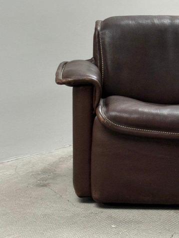 de Sede - Fauteuil (2) - DS-12 - Hout, Buffelhoeder beschikbaar voor biedingen