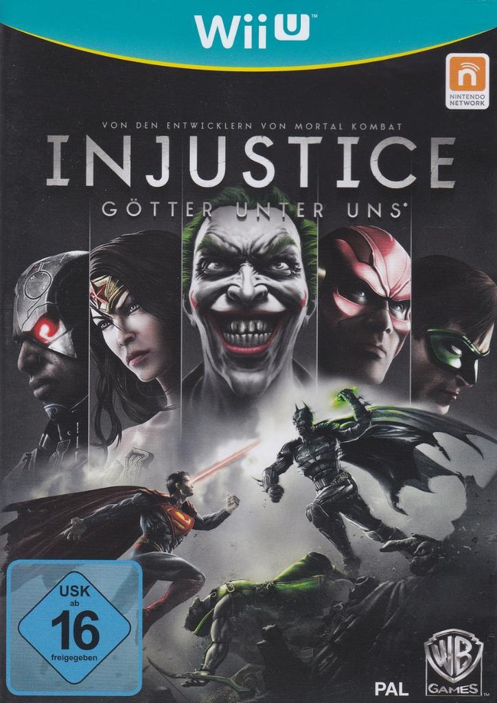 Injustice Gods Among Us-Duits (Wii U) Gebruikt, Games en Spelcomputers, Games | Nintendo Wii U, Ophalen of Verzenden