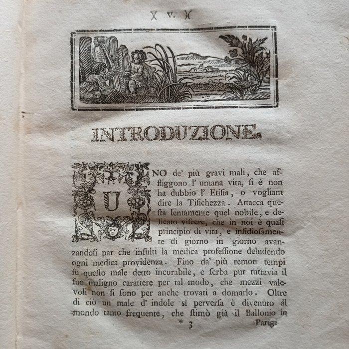 Matteo Salvadori - Del morbo tisico - 1787, Antiek en Kunst, Antiek | Boeken en Manuscripten