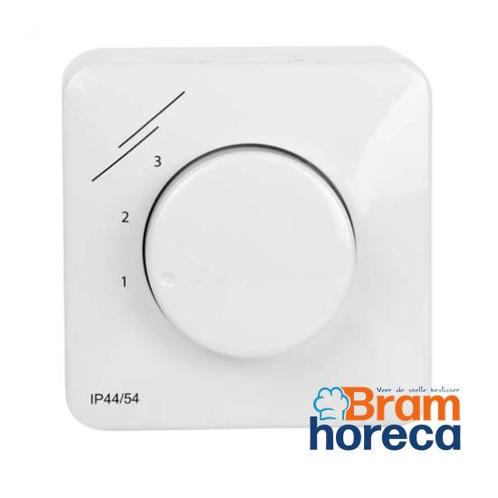 Potentiometer 0-10V zonder UIT-stand | SMT-D-3P-AL, Doe-het-zelf en Bouw, Ventilatie en Afzuiging, Verzenden