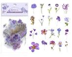Bloemetjes en blaadjes purple enz voor bv epoxy resin, zeep,, Nieuw