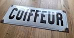 Emailleplaat Coiffeur - Reclamebord - IJzer, Glazuur