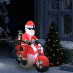 vidaXL Kerstman opblaasbaar op motorfiets LED IP44 160 cm, Verzenden