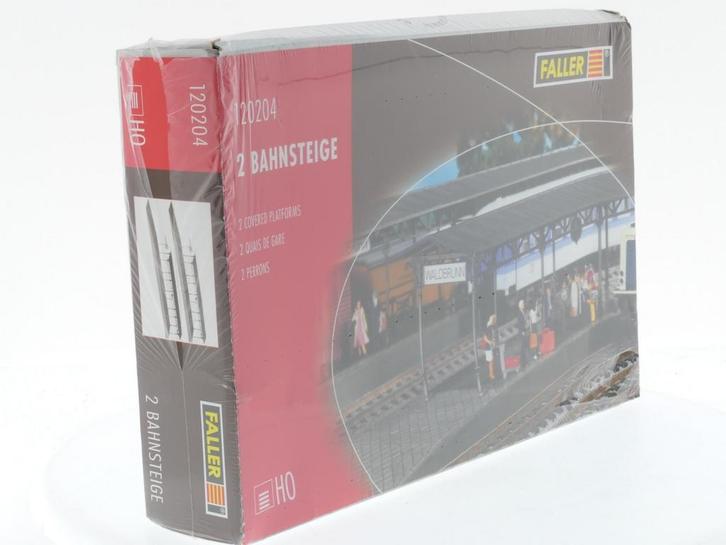 Schaal H0 Faller 120204 Twee Perrons Bouwpakket #5336, Hobby en Vrije tijd, Modeltreinen | H0, Brug, Tunnel of Gebouw, Gebruikt