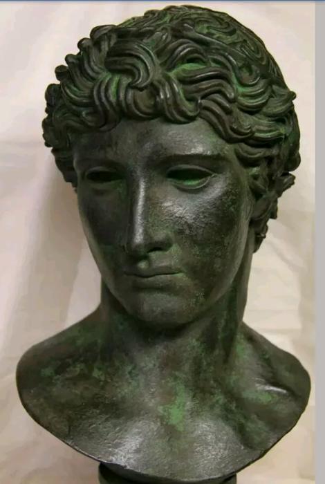 Sculpture, Bust of Apollo Roman Greek - Style Néoclassique -, Antiek en Kunst, Curiosa en Brocante