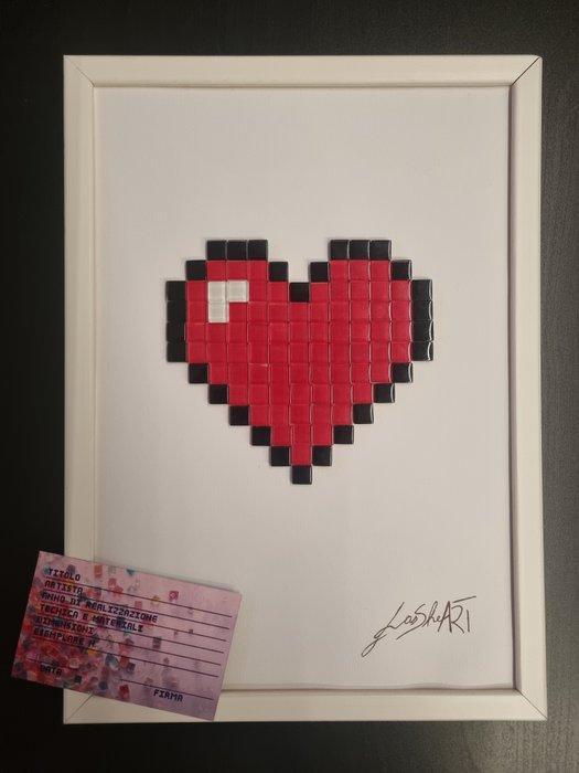 gLasSheART - Cuore rosso in pixel art - Gaming merchandise, Consoles de jeu & Jeux vidéo, Consoles de jeu | Accessoires Autre