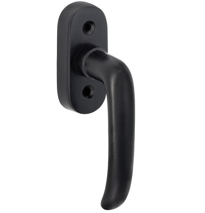 Draaikiepgarnituur Berlin ijzer zwart, Doe-het-zelf en Bouw, Hang- en Sluitwerk, Klink of Kruk, Nieuw, Overige materialen