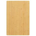 vidaXL Tafelblad 60x100x2,5 cm bamboe, Huis en Inrichting, Tafelonderdelen, Verzenden, Nieuw