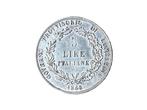 Italie, Gouvernement Provisoire de Lombardie 5 Lire 1848