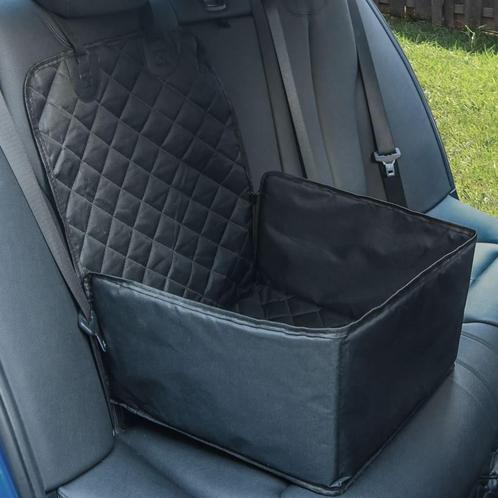 vidaXL Autostoelhoes voor honden zwart 45x45x25/55 cm, Dieren en Toebehoren, Honden-accessoires, Nieuw, Verzenden