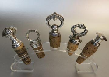 Wijnfles/ fles stopper, Johannes Leonardus Jacobus Caron,