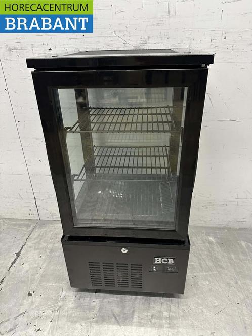 HCB Koelvitrine Gebaksvitrine Zwart 56 liter 230V Horeca, Zakelijke goederen, Horeca | Keukenapparatuur, Ophalen of Verzenden