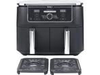 Ninja -  Hetelucht Friteuse Foodi Max Dual Zone  - Zwart, Elektronische apparatuur, Verzenden, Nieuw, Airfryer, 1500 gram of meer