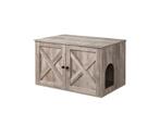 MaxxPet Houten Kattenhuis 80x53x50cm Ivory Bruin (Dier), Dieren en Toebehoren, Katten-accessoires, Ophalen of Verzenden, Nieuw