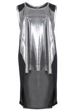 Tuniek Mat fashion zilver glans maat 44, Verzenden, Nieuw