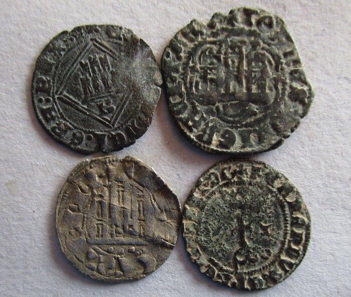. Koninkrijken van Castilla en León Fernando IV , Juan II ,, Timbres & Monnaies, Monnaies | Europe | Monnaies non-euro