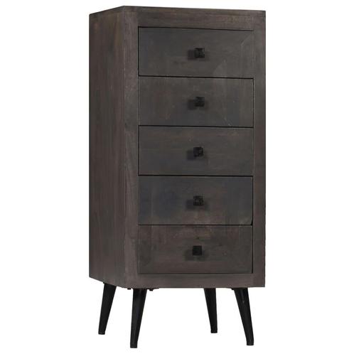 vidaXL Dressoir 40x40x91 cm massief mangohout, Huis en Inrichting, Kasten | Dressoirs, Nieuw, Verzenden