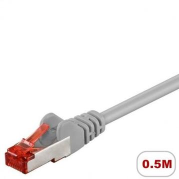Netwerkkabel CAT 6 S / FTP PiMF CU 50 centimeter (Overige)