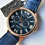 Mathey-Tissot - Moon Phase - Calendar - 18K Gold - New -, Handtassen en Accessoires, Horloges | Heren, Nieuw