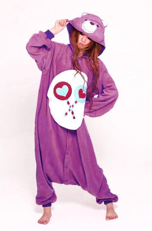 Onesie Troetelbeer Paars L-XL Troetelbeertje Pak Kostuum Sha, Kleding | Heren, Carnavalskleding en Feestkleding, Nieuw, Ophalen of Verzenden