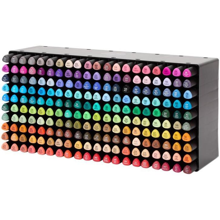 Coffret de marqueurs à double pointe XXL DécoTime - 200, Hobby en Vrije tijd, Schilderen, Verzenden