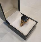 Ring - Geel goud Onyx, Handtassen en Accessoires