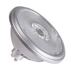Slv Qpar111 Gu10 Led 12.5W 2700K Dimbaar Zilver - 1005276, Verzenden