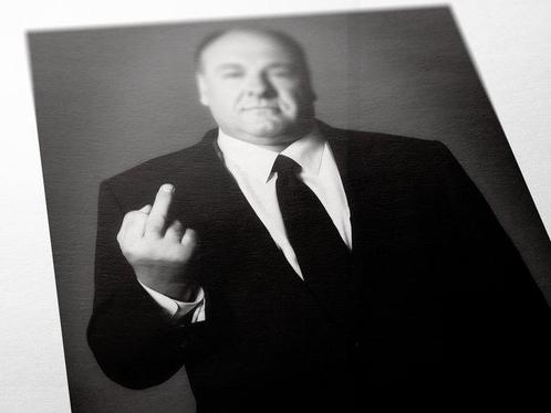 The Sopranos - James Gandolfini - XXL Fine Art Photography -, Verzamelen, Film en Tv