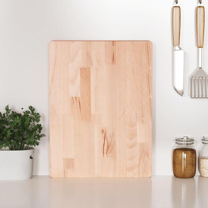 vidaXL Snijplank 40x30x4 cm massief beukenhout, Huis en Inrichting, Keuken | Keukenbenodigdheden, Nieuw, Verzenden