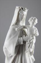 Beeld, Maria met Kind - 34 cm - Biscuit porselein