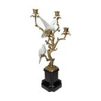 Chandelier - Bronze, Porcelaine - Bougies doiseaux