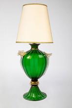 Tafellamp - Glas, Goud - Kunstzware lamp Murano