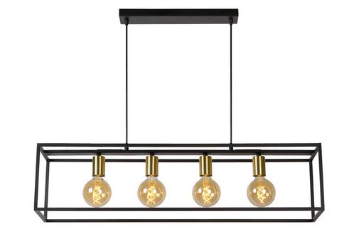 Hanglamp Lucide RUBEN -  - E27 - Zwart -, Maison & Meubles, Lampes | Suspensions, Envoi