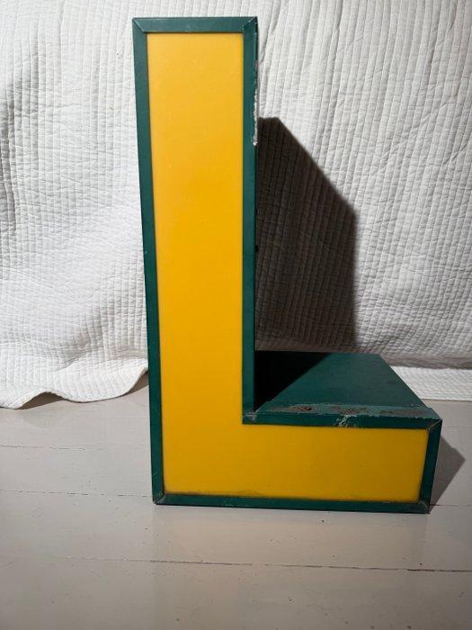 Lamp - Metaal - Brief over vintage lamp, Antiquités & Art, Antiquités | Assiettes décoratives & Carrelages